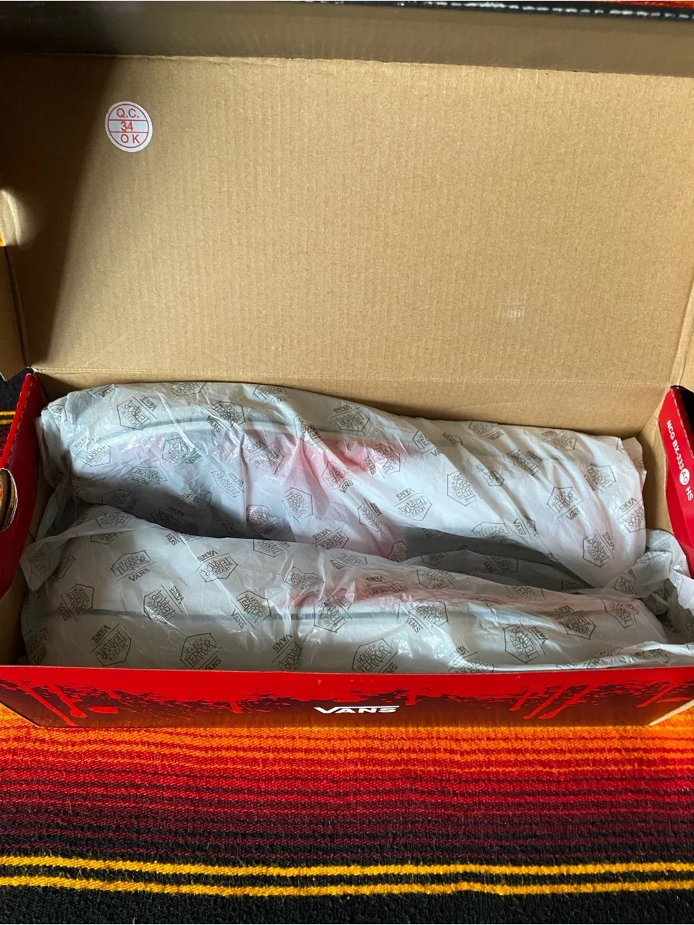 Vans IT Pennywise White & Red Slip-On 'House of Terror' Graphic Slip-On